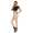 Treggings Jeggings Hüfthose Stretch Slimfit mit Taschen Hose; Beige XL