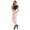 Treggings Jeggings Hüfthose Stretch Slimfit mit Taschen Hose; Rosa XL