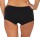 Damen Panty Unterhose Mieder Microfaser Slip; Schwarz XS/S