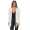 Sweats Umhang Cardigan Poncho mit Binde-Gürtel;