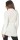 Sweats Umhang Cardigan Poncho mit Binde-Gürtel; Ecru S/M
