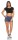 Leggings Shorts Kurz in 19 Farben Baumwolle; Jeansblau 4XL/48