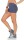 Leggings Shorts Kurz in 19 Farben Baumwolle; Jeansblau 4XL/48