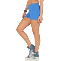 Leggings Shorts Kurz in 19 Farben Baumwolle; Blau XL/42