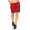 Damen Sommer Freizeit Shorts kurze Hose Hotpants locker; Rot-Blau S
