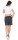 Damen Sommer Freizeit Shorts kurze Hose Hotpants locker; Dunkelblau-Weiß XL