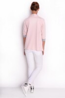 Damen Blazer Kurzjacke Jacke; Puderrosa S/M