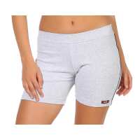 Damen Sport Shorts Hotpants kurz Baumwolle Radler Fitness; Grau S