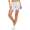 Damen Sport Shorts Hotpants kurz Baumwolle Radler Fitness; Grau S