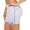 Damen Sport Shorts Hotpants kurz Baumwolle Radler Fitness; Grau S