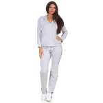 Damen Jogginganzug Anzug mit Reißverschluss; Gr. S M L XL 2XL