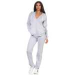 Damen Jogginganzug Anzug mit Reißverschluss; Gr. S M L XL 2XL