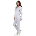 Damen Jogginganzug Anzug mit Reißverschluss; Gr. S M L XL 2XL