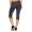 Damen Jogginhose 3/4 Sport-Hose Baumwolle;  Grafit XL