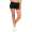 Damen Sport Shorts Hotpants kurz; Schwarz XL