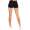 Damen Sport Shorts Hotpants kurz; Schwarz XL