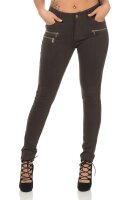 Treggings Jeggings Hüfthose Stretch Slimfit mit...