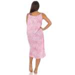Damen Nachthemd Sleepshirt Nachtwäsche ohne Ärmel;