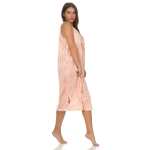 Damen Nachthemd Sleepshirt Nachtwäsche ohne Ärmel;