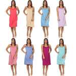 Damen Sleepshirt Nachthemd Nachtwäsche Sommer ohne...