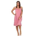 Damen Sleepshirt Nachthemd Nachtwäsche Sommer ohne Ärmel;