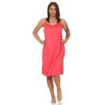 Damen Sleepshirt Nachthemd Nachtwäsche Sommer ohne Ärmel;