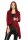 Strickjacke Sweats Poncho Umhang Cardigan Jacke; Bordo/S/M
