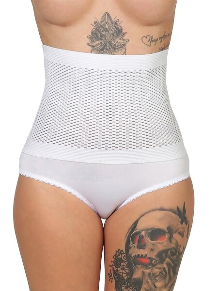 Shape Shorts Seamless Bauchkiller Miederhose Shapewear "Bauchweg-Hose"; Weiß M