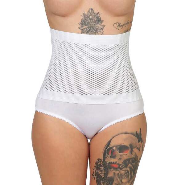 Shape Shorts Seamless Bauchkiller Miederhose Shapewear "Bauchweg-Hose"; Weiß XL