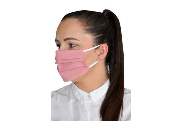5 Stück Damen Masken Mundschutz Gesichtsmaske waschbar 2-Lagen Baumwolle 100%,