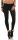 Damen Leggings Strumpfhosen ohne Fuß Strümpfe Strumpfhosen ; Schwarz/40-42