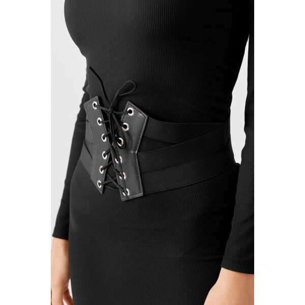 Damen Taille Stretchgürtel Breiter Hüftgürtel Gürtel Korsett 60 - 90 cm, G34