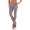 Damen Leggings Latex Look Lack Glanz, Grau-Matt 6XL