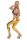 Damen Leggings Latex Look Lack Glanz, Gold 4XL