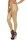 Damen Leggings hoher bund Glanz / Matt  Lack; Beige XXL/44