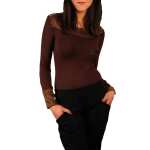 Longshirt Tunika Ripp Pullover; S/M;