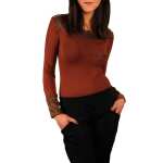 Longshirt Tunika Ripp Pullover; S/M;