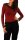 Longshirt Tunika Ripp Pullover; S/M; Bordo