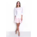 Damen Longshirt mit Tüll Ärmel Tunika Top Bluse,