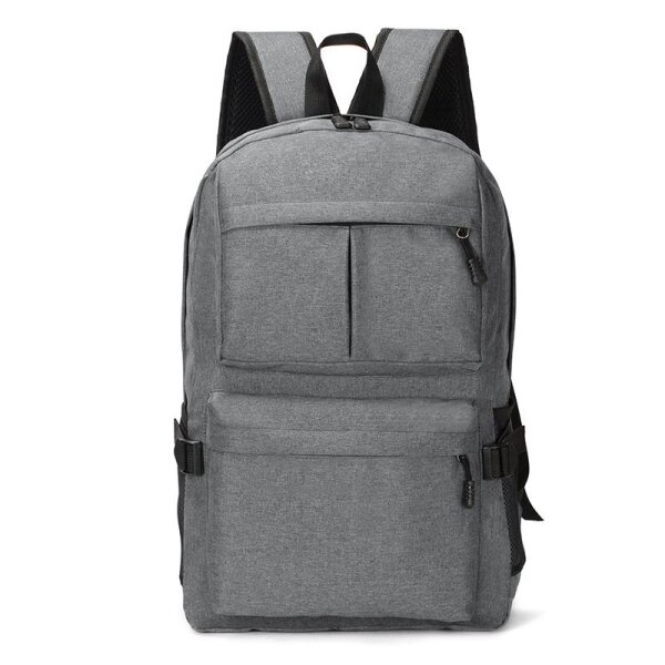 Multifunktionsrucksack mit USB-Ladeanschluss auch  für Laptop 17" geeignet; Grau