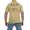 Herren Polo Shirt mit Druck; Oliv M
