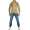 Herren Polo Shirt mit Druck; Oliv M