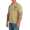 Herren Polo Shirt mit Druck; Oliv M