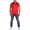 Herren Polo-Shirt mit 2 Brusttaschen; Rot M/50