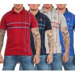 Herren Sport Polo Shirt Stretch Kurz-Arm; M L XL 2XL 3XL