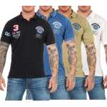 Herren Polo Shirt mit Druck; M L XL XXL