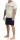 Herren Sommer Pyjama Short & T-Shirt Schlafanzug; Gelbgrün M