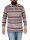 Herren Polo Shirt Langarm Longsleeve mit Brusttaschen; Grau L