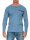 Herren Basic Langarm Shirt Baumwolle; S M L XL XXL 3XL