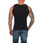 2 Stück Herren Unterhemd Männer Unterwäsche Baumwolle;  Schwarz/3XL